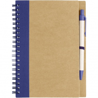 Logotrade corporate gift image of: Priestly notebook with pen, blue