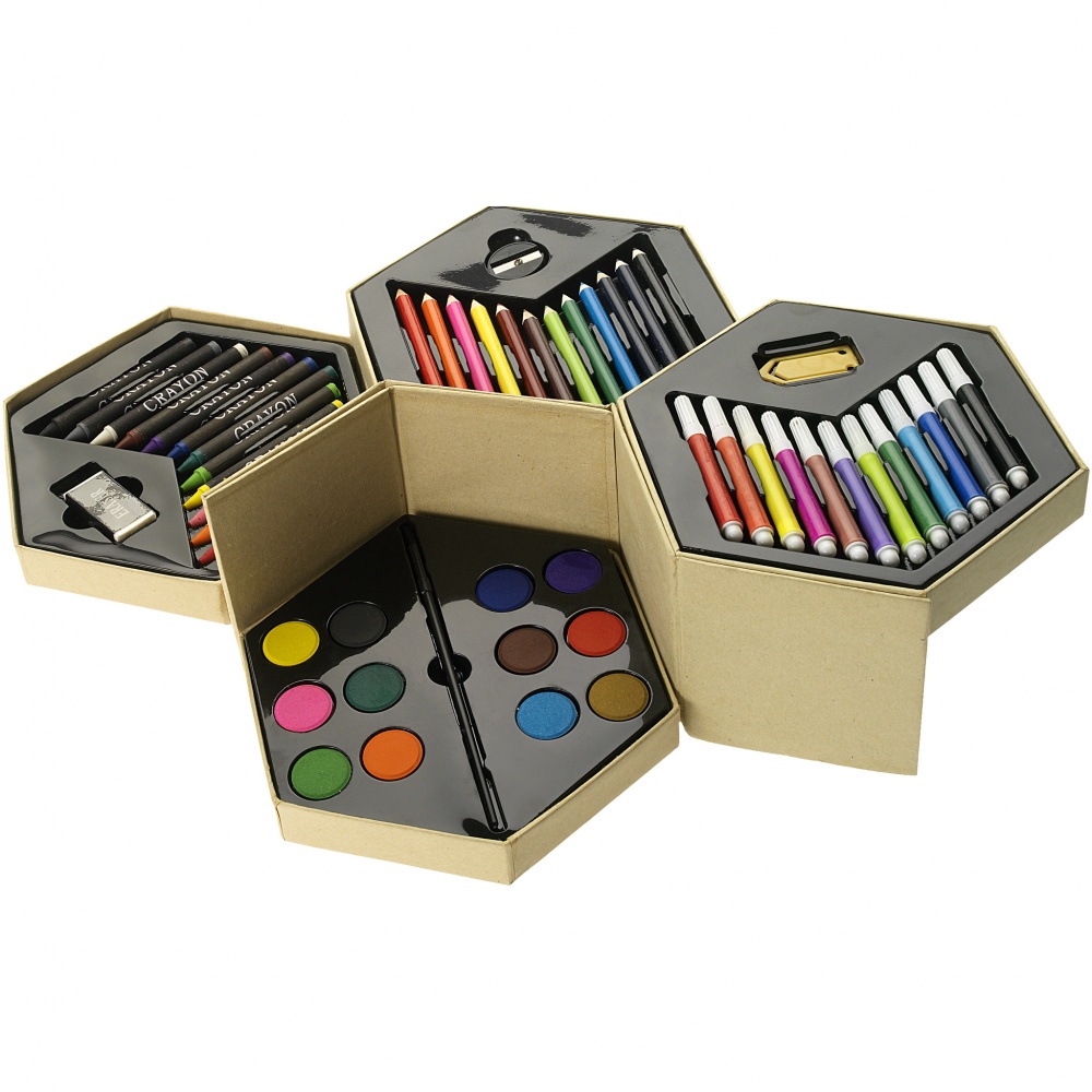 Logo trade promotional items picture of: 52-piece colouring set