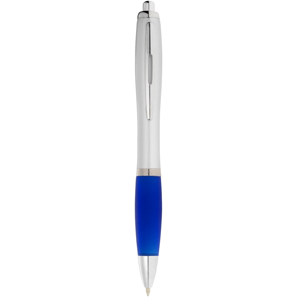 Logo trade corporate gifts image of: Nash ballpoint pen, blue