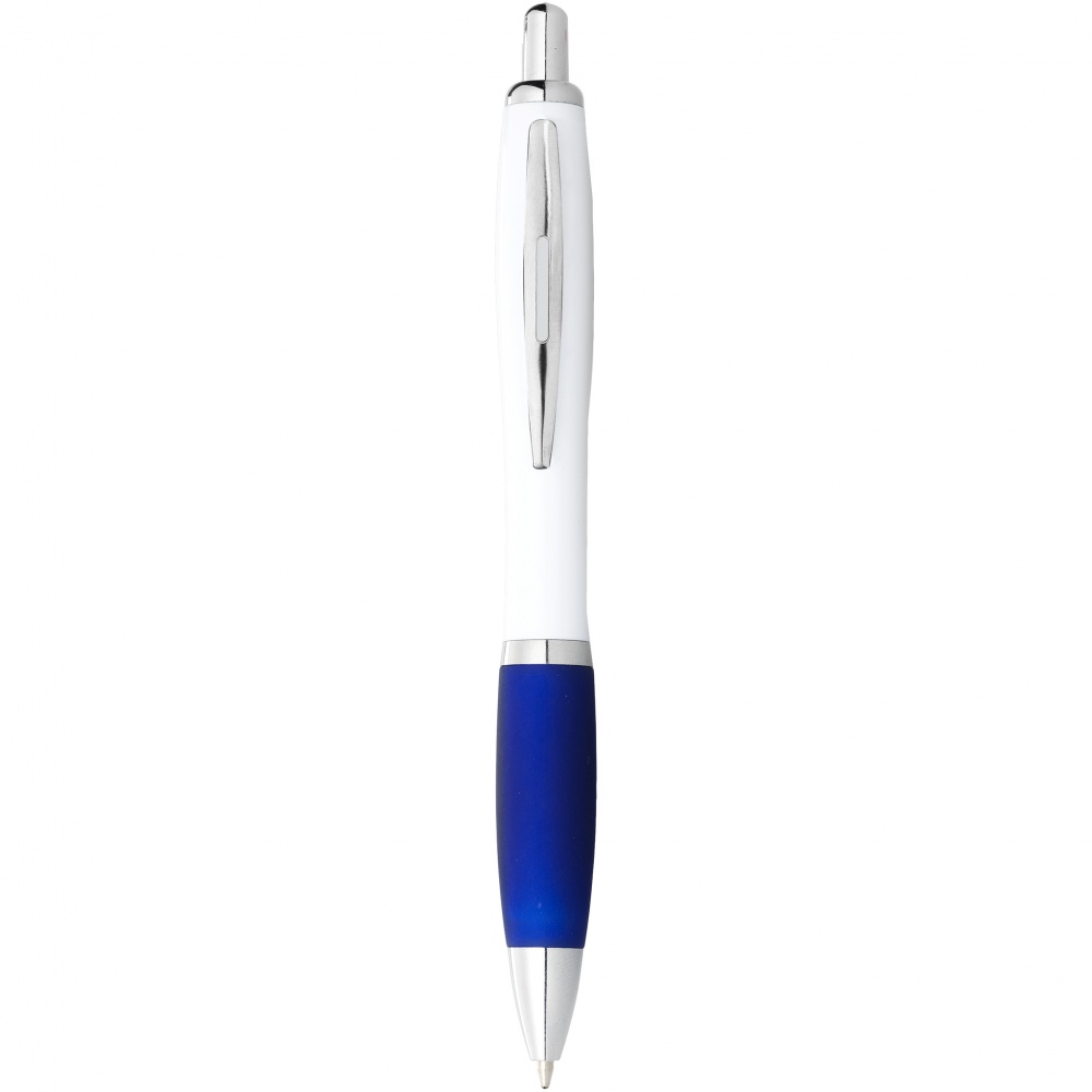 Logo trade promotional giveaways picture of: Nash Ballpoint pen, blue