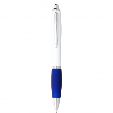 Logo trade advertising products image of: Nash Ballpoint pen, blue