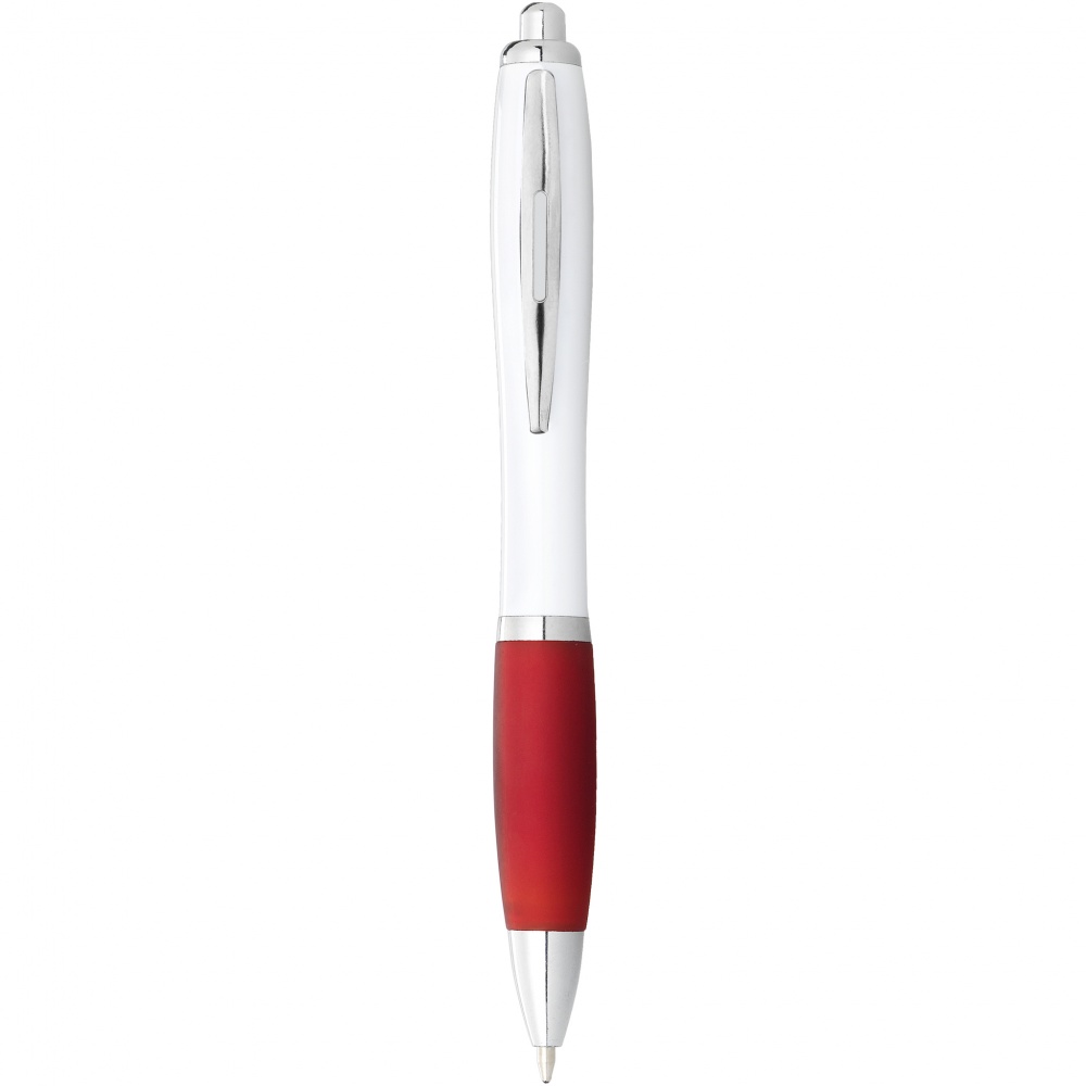 Logo trade promotional items image of: Nash Ballpoint pen, red