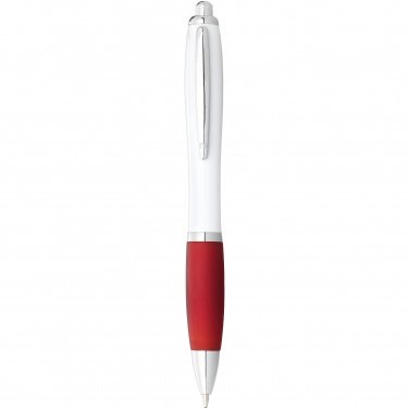 Logo trade promotional gifts image of: Nash Ballpoint pen, red