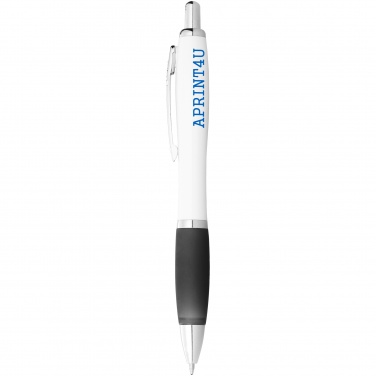 Logo trade promotional merchandise picture of: Nash Ballpoint pen, black