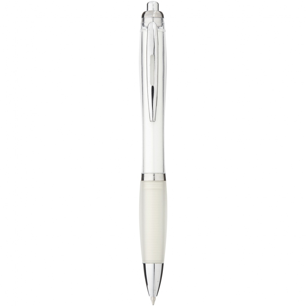 Logotrade business gift image of: Nash ballpoint pen, white