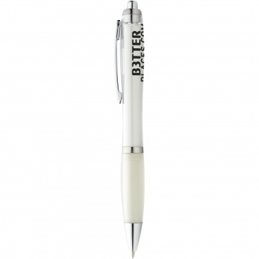 Logotrade advertising products photo of: Nash ballpoint pen, white