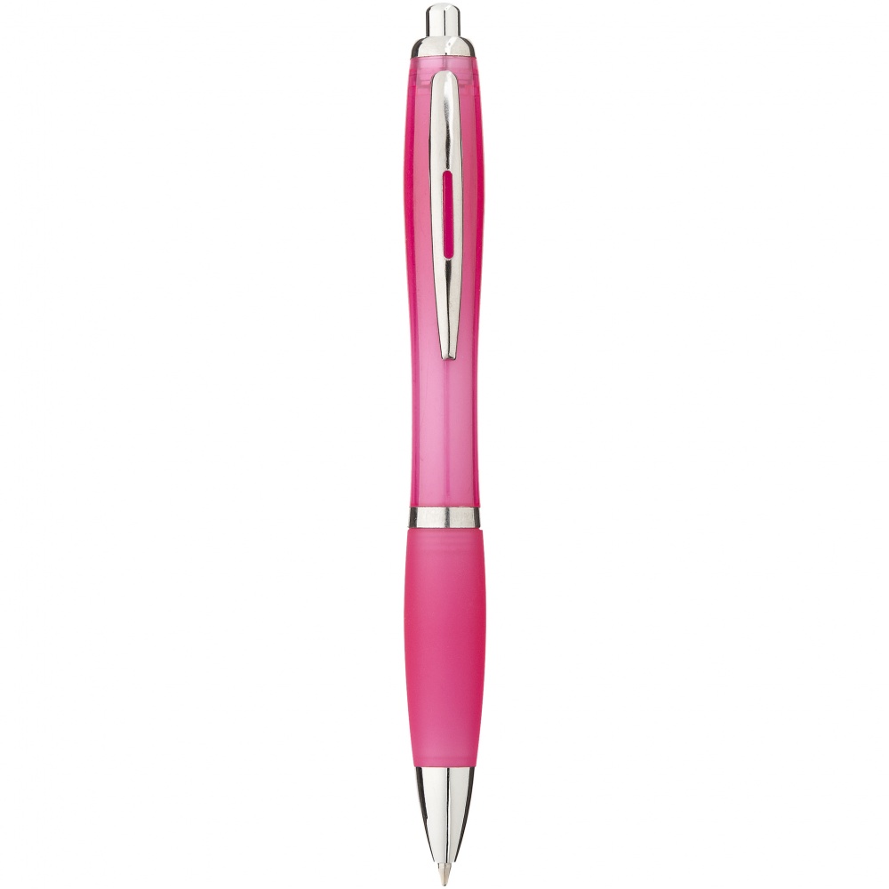 Logo trade promotional items picture of: Nash ballpoint pen, pink