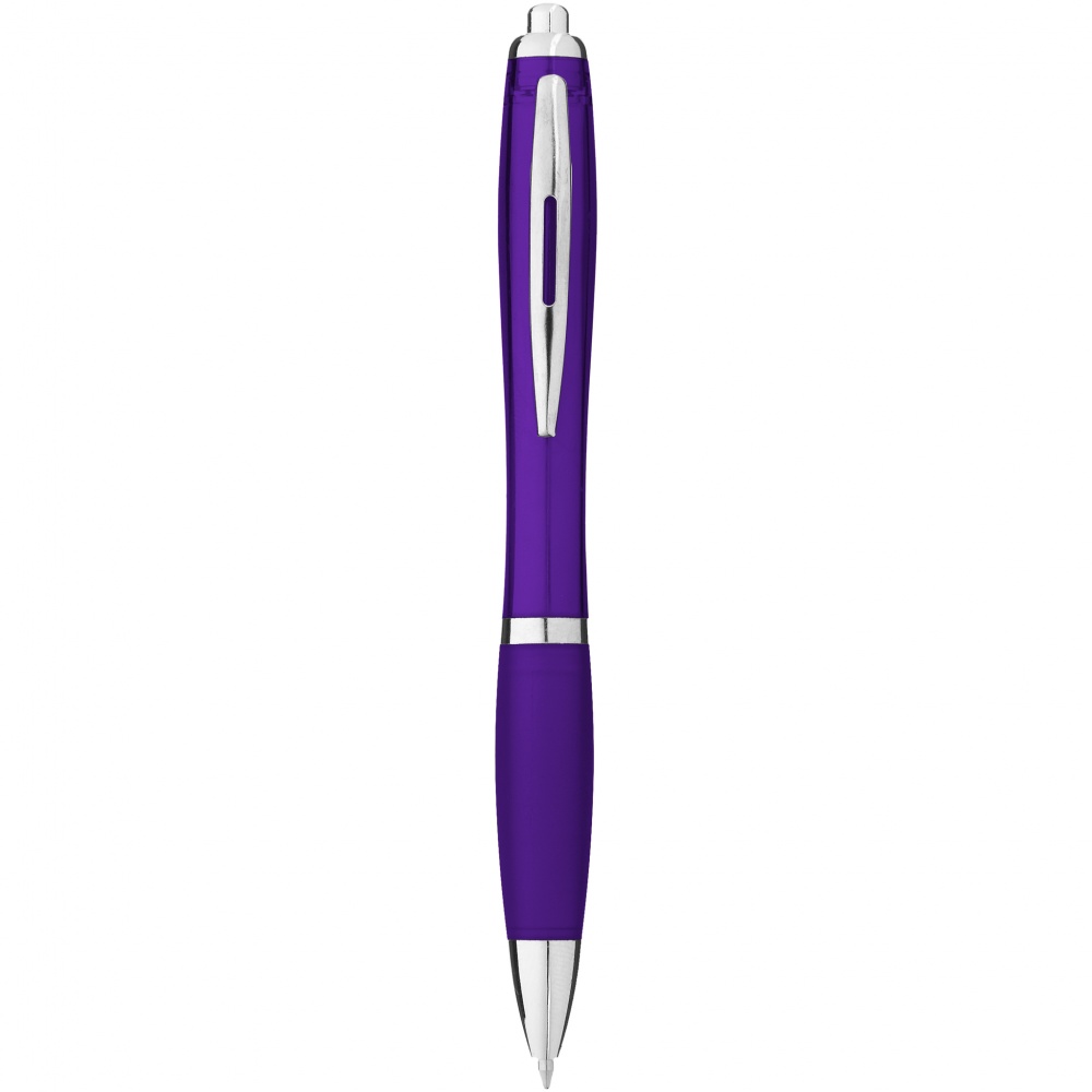 Logo trade promotional merchandise picture of: Nash ballpoint pen, purple