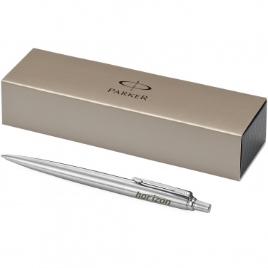 Logo trade promotional giveaways image of: Parker Jotter ballpoint pen, gray