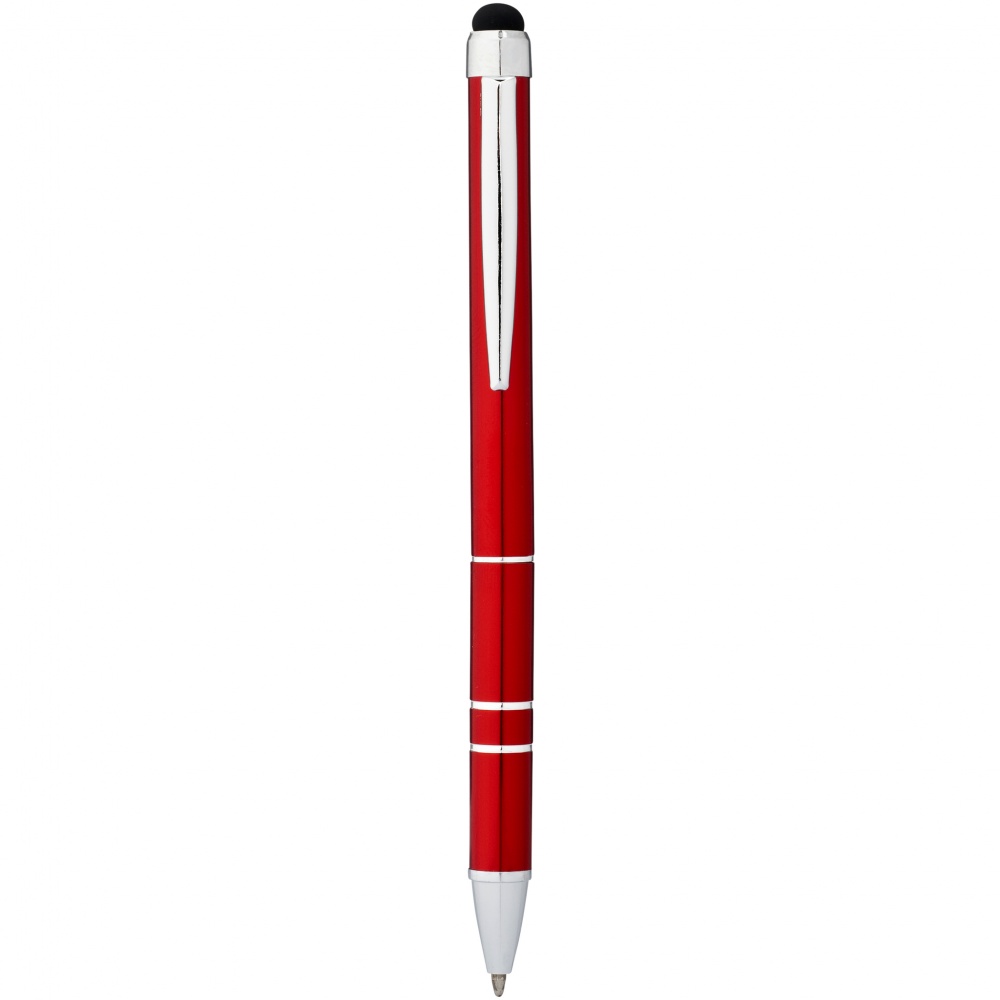 Logo trade promotional gift photo of: Charleston stylus ballpoint pen, red