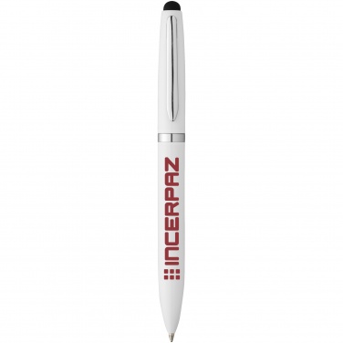 Logo trade promotional gifts image of: Brayden stylus ballpoint pen, white