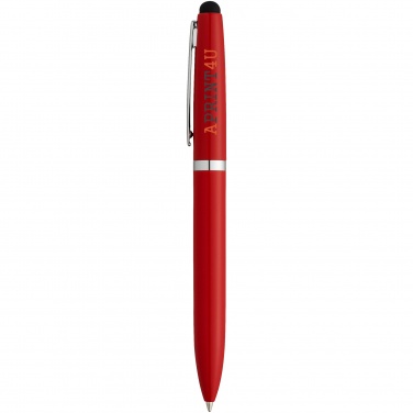 Logo trade promotional merchandise image of: Brayden stylus ballpoint pen, red