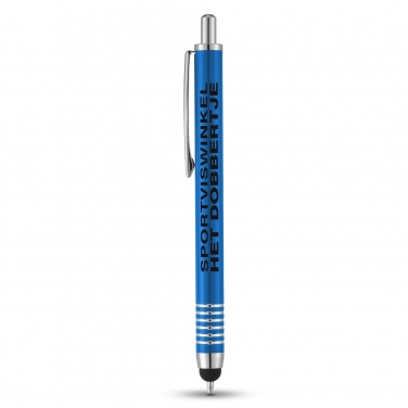 Logotrade corporate gift image of: Zoe stylus ballpoint pen, blue