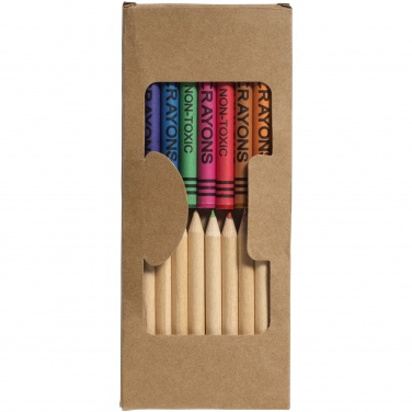 Logo trade promotional products image of: Pencil and Crayon set