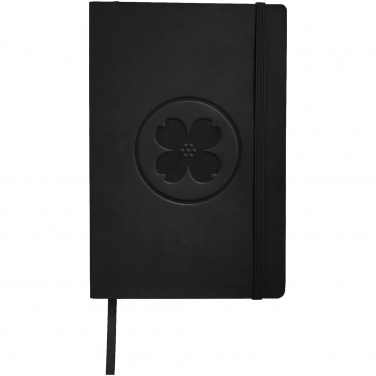Logo trade business gifts image of: Classic Soft Cover Notebook, black