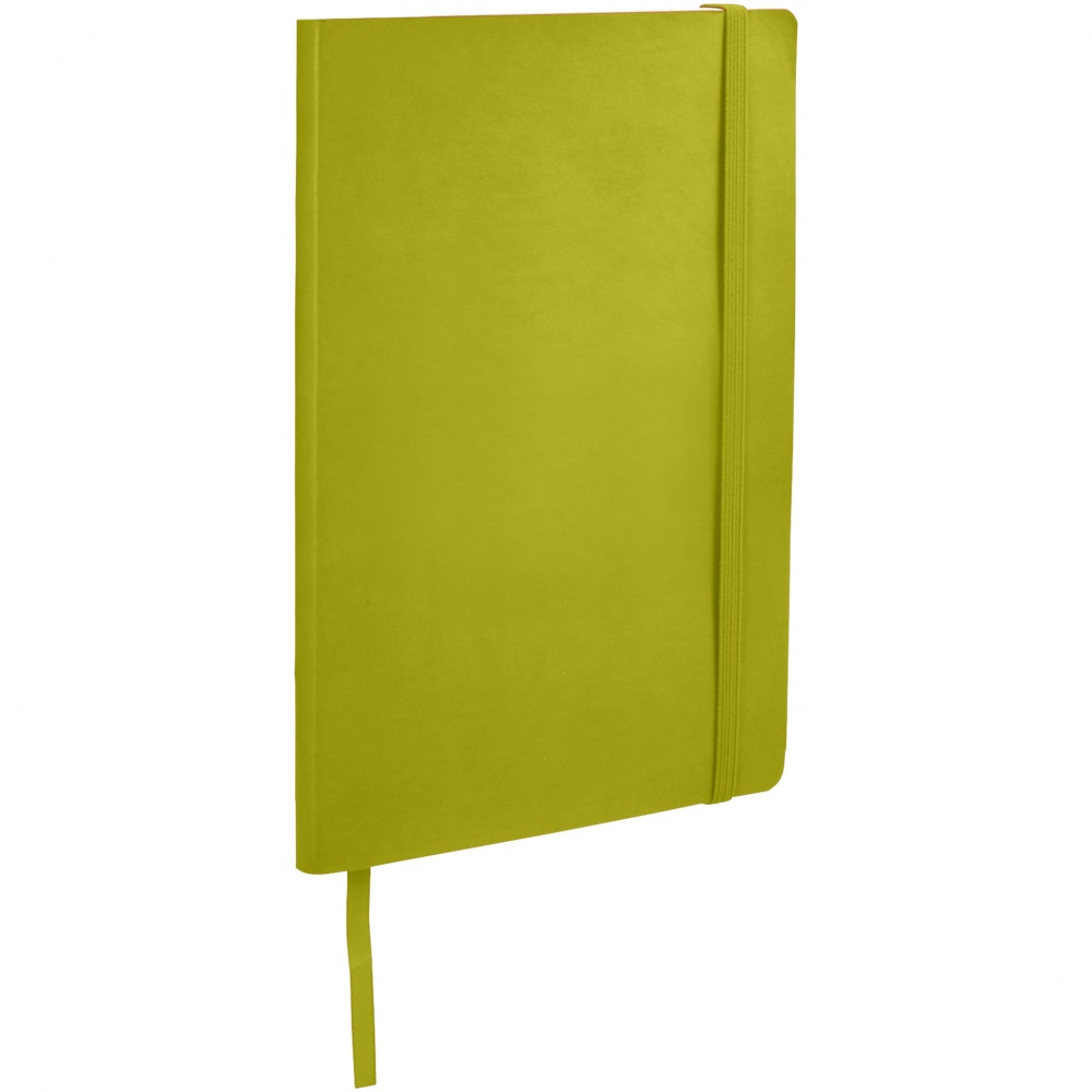Logo trade promotional giveaways image of: Classic Soft Cover Notebook, light green