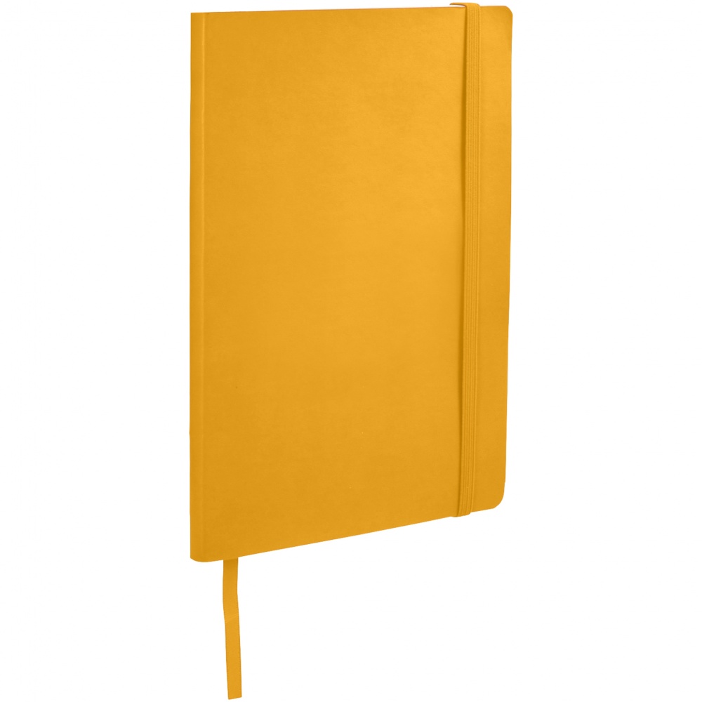Logo trade promotional gifts image of: Classic Soft Cover Notebook, yellow