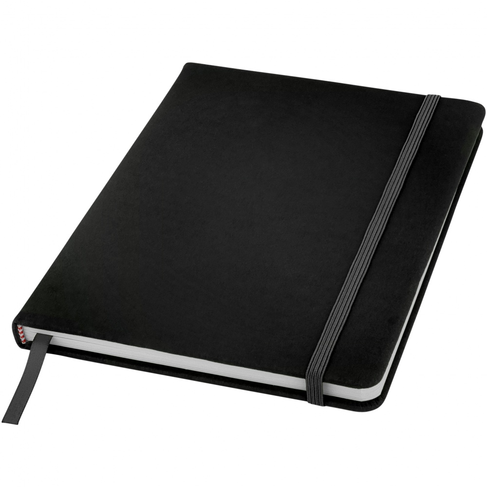 Logotrade promotional gift image of: Spectrum A5 Notebook, black