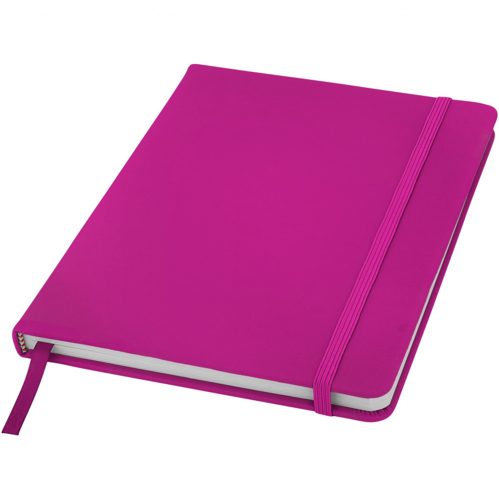 Logo trade promotional item photo of: Spectrum A5 Notebook, pink