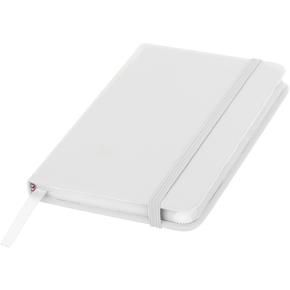 Logo trade promotional items image of: Spectrum A6 Notebook, white