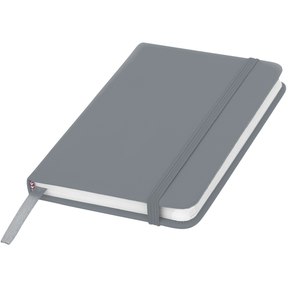 Logo trade corporate gifts picture of: Spectrum A6 Notebook, grey