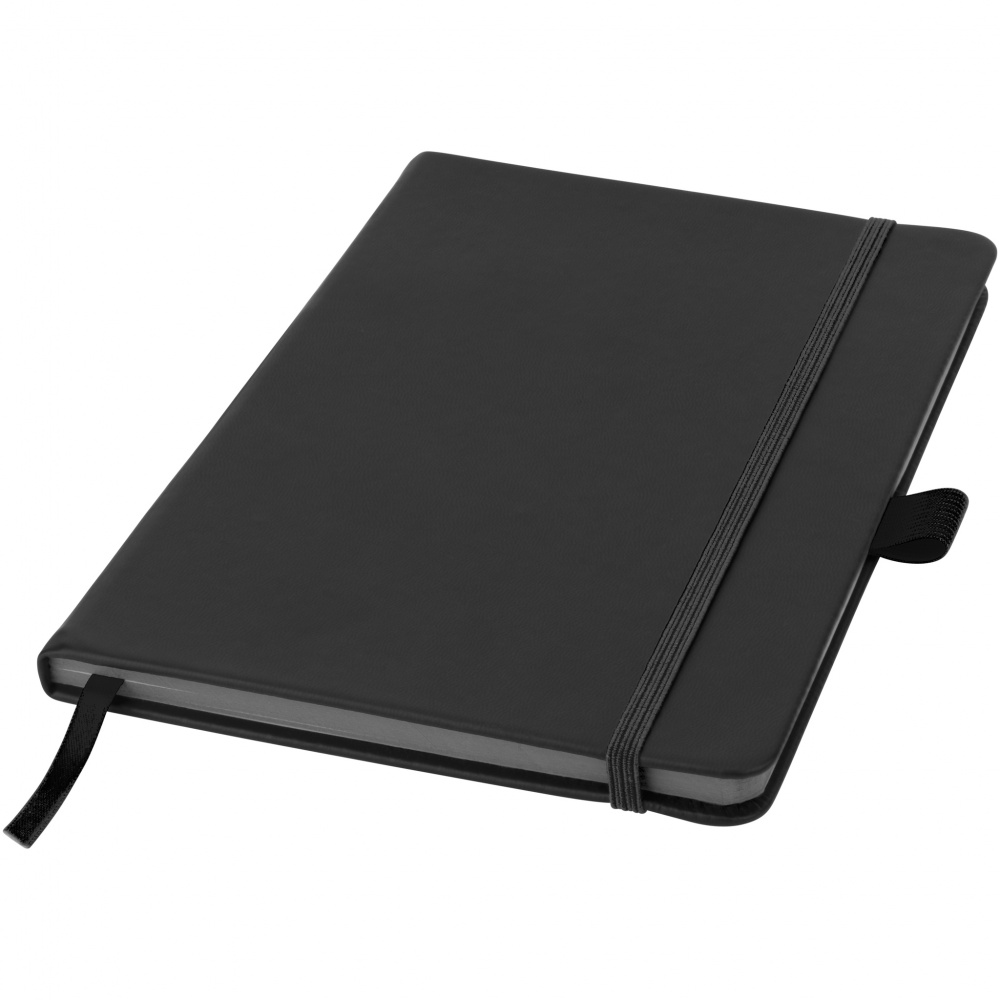 Logotrade promotional gift picture of: Colour Edge A5 Notebook, black