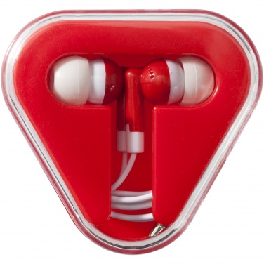 Logotrade promotional gift picture of: Rebel earbuds, red