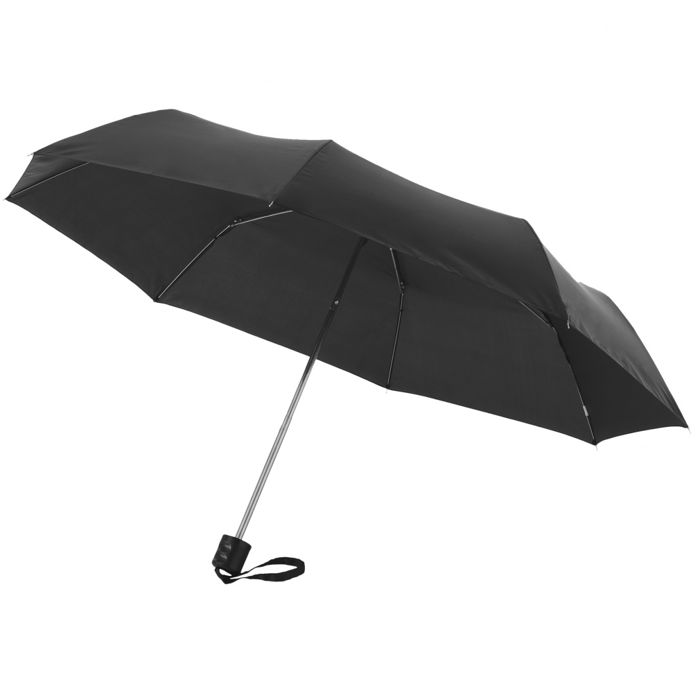 Logo trade promotional products picture of: Ida 21.5" foldable umbrella, black