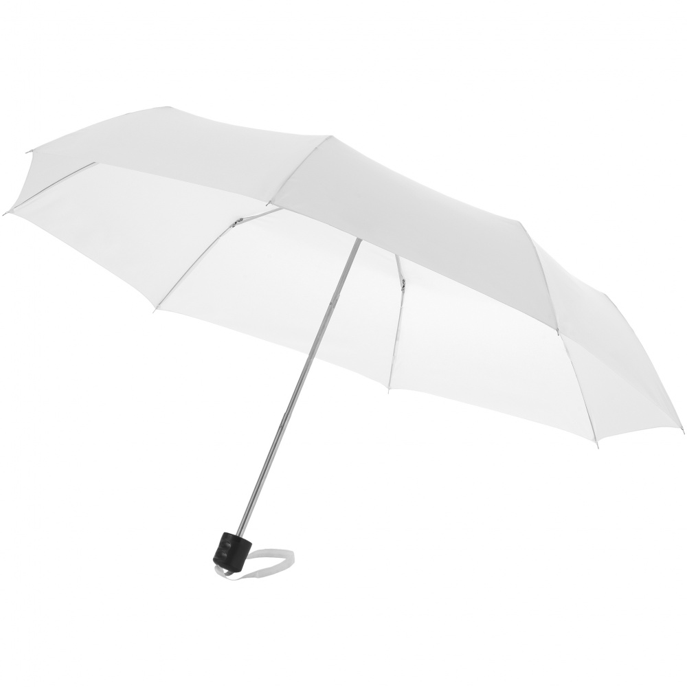 Logotrade promotional merchandise photo of: Ida 21.5" foldable umbrella, white