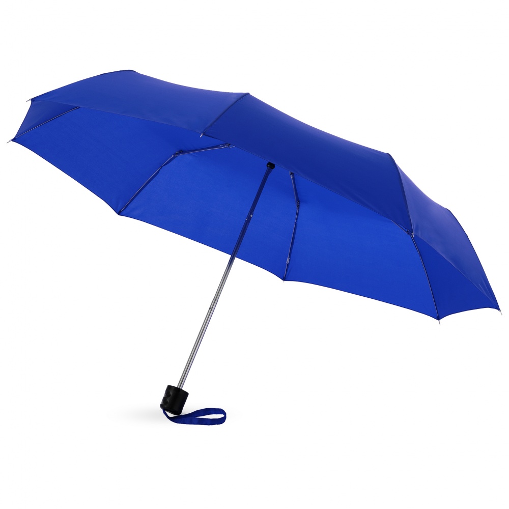 Logotrade corporate gift image of: Ida 21.5" foldable umbrella, royal blue