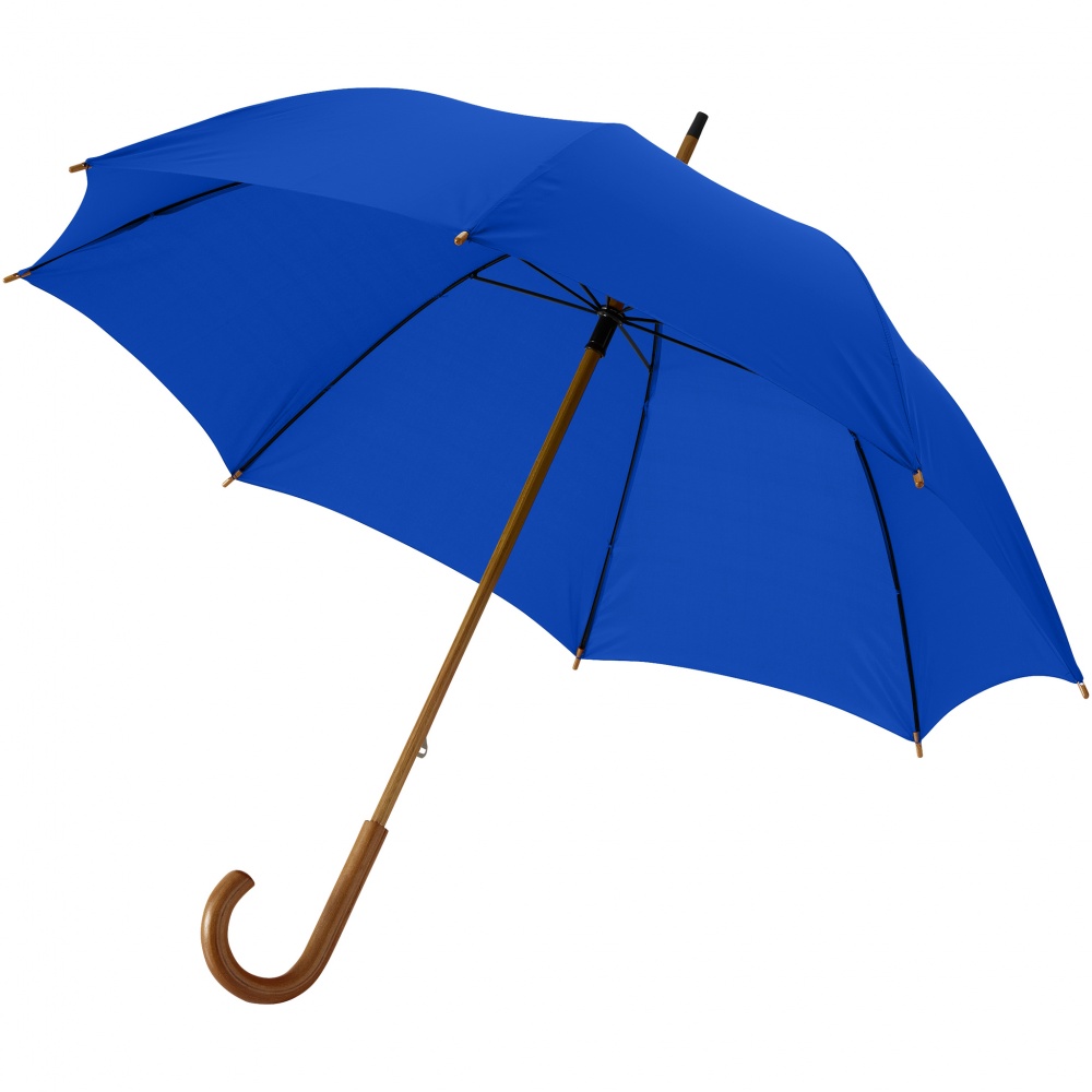 Logo trade advertising products image of: 23'' Jova classic umbrella, blue