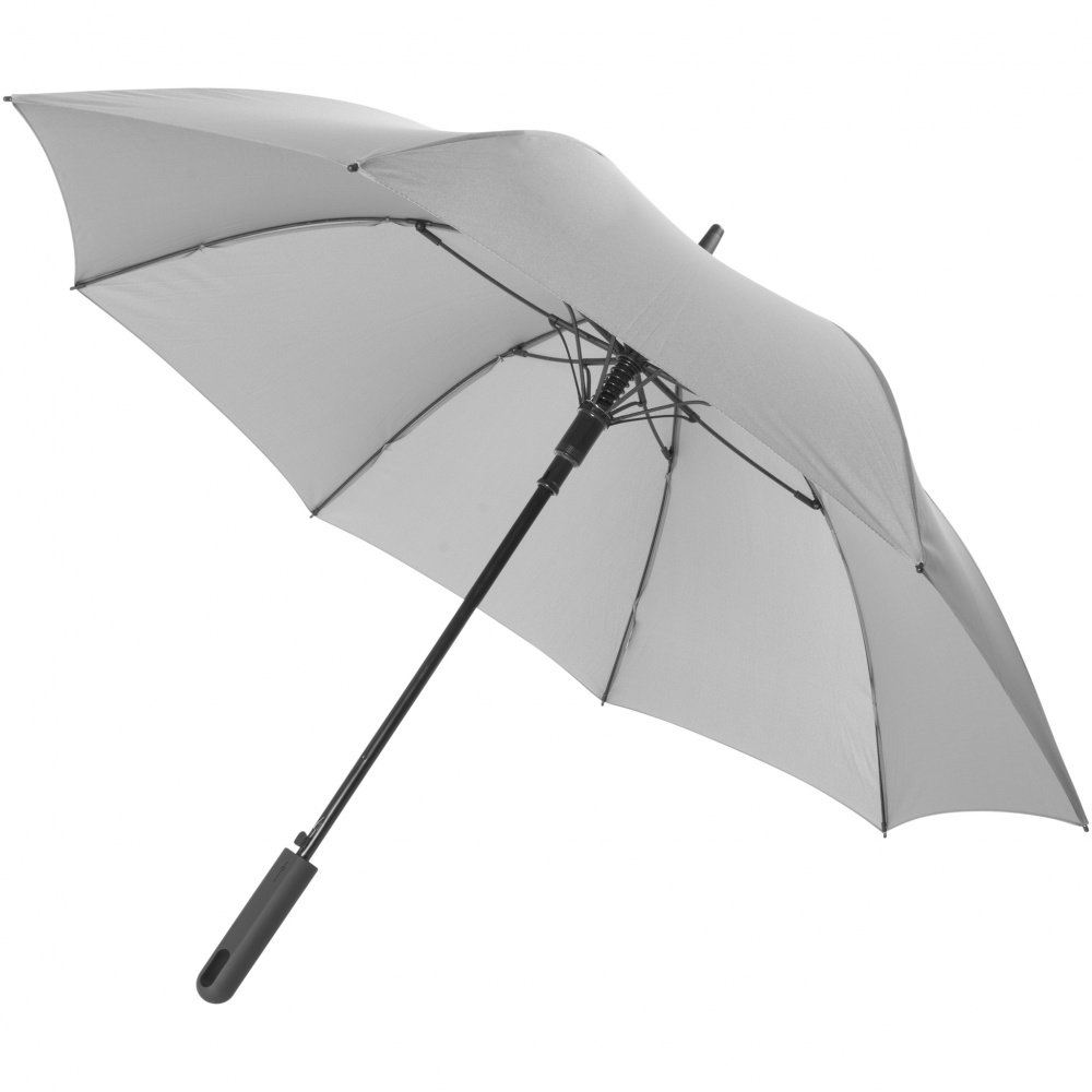 Logo trade promotional products image of: 23" Noon automatic storm umbrella, grey