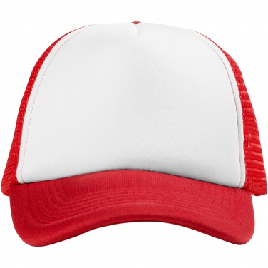 Logo trade business gift photo of: Trucker 5-panel cap, red