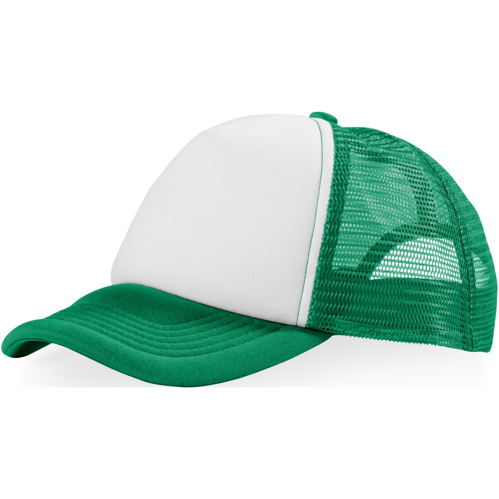 Logotrade promotional merchandise picture of: Trucker 5-panel cap, green