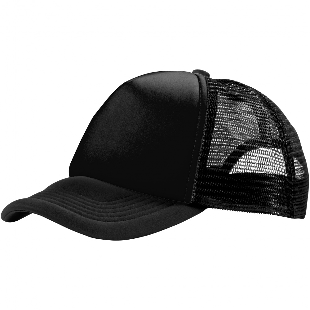Logotrade promotional gifts photo of: Trucker 5-panel cap, black