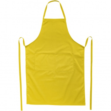 Logo trade business gifts image of: Viera apron, yellow