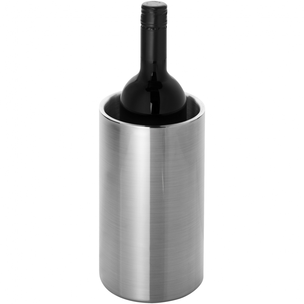 Logo trade promotional giveaways picture of: Cielo wine cooler, grey