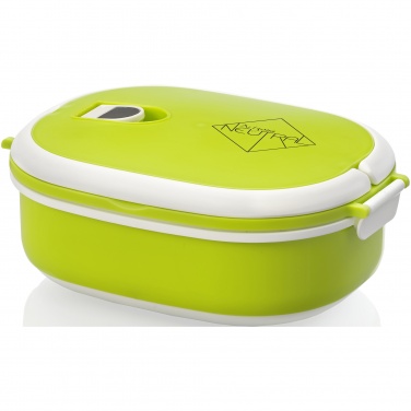 Logo trade advertising products image of: Spiga lunch box, light green