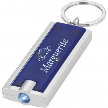 Logotrade promotional item image of: Castor LED keychain light, blue
