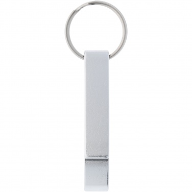 Logotrade promotional item picture of: Tao alu bottle and can opener key chain, silver
