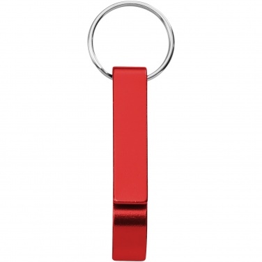 Logotrade business gift image of: Tao alu bottle and can opener key chain, red