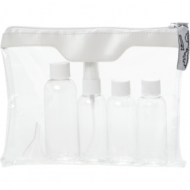 Logotrade promotional items photo of: Munich airline approved travel bottle set, white
