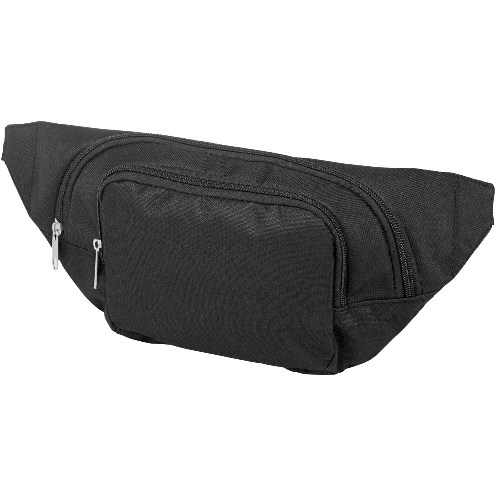 Logo trade advertising products image of: Santander waist pouch, black