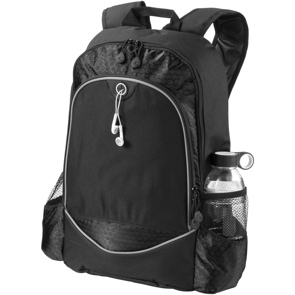 Logotrade promotional merchandise photo of: Benton 15" laptop backpack, black