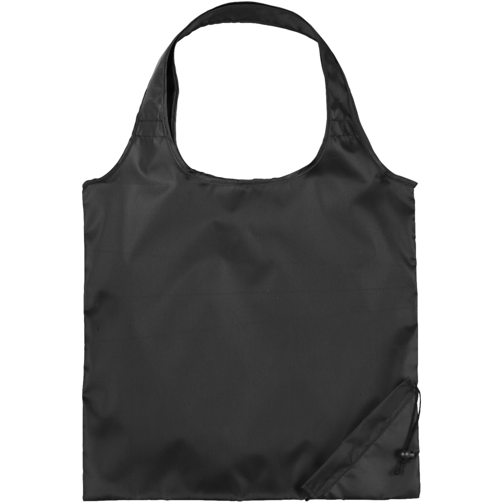 Logo trade business gift photo of: Folding shopping bag Bungalow, black color