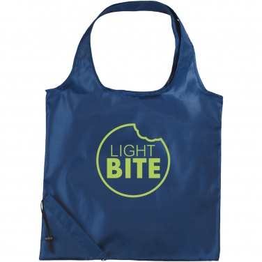 Logo trade promotional gifts picture of: The Bungalow Foldaway Shopper Tote, navy blue