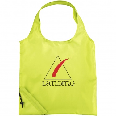 Logo trade promotional merchandise picture of: The Bungalow Foldaway Shopper Tote, green