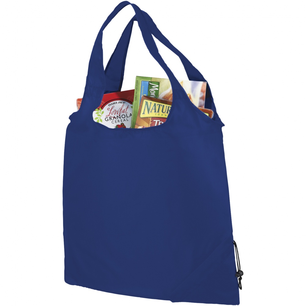 Logotrade promotional products photo of: The Bungalow Foldaway Shopper Tote, royal blue