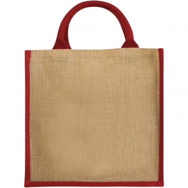 Logotrade advertising products photo of: Chennai jute gift tote, red