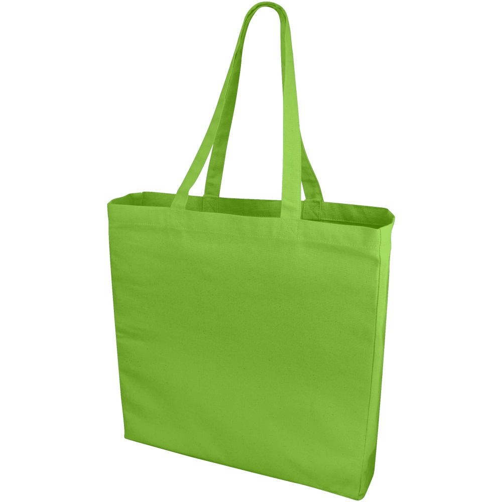 Logo trade advertising product photo of: Odessa cotton tote, light green